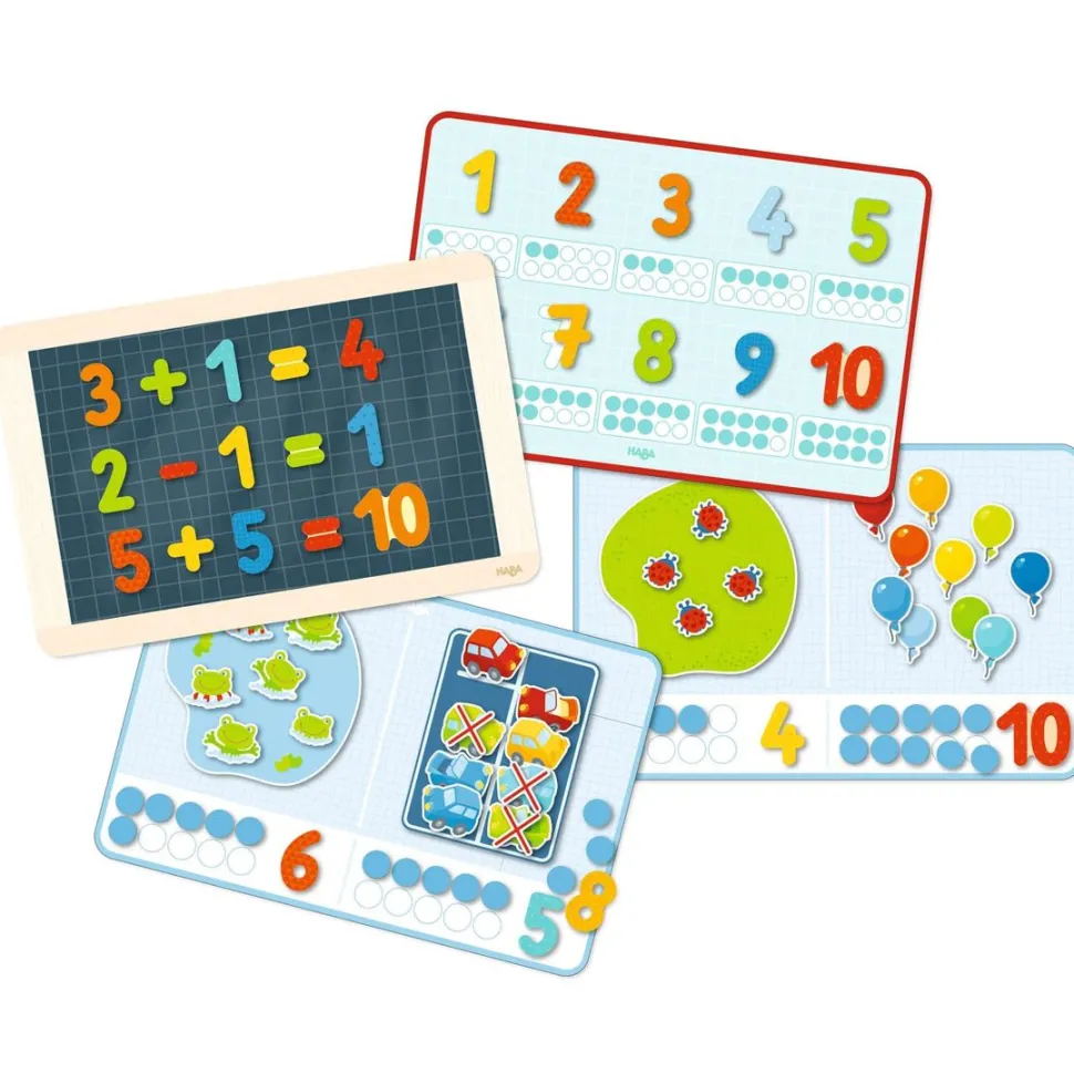 New HABA 1, 2 Numbers & You Magnetic 158 Piece Game Box