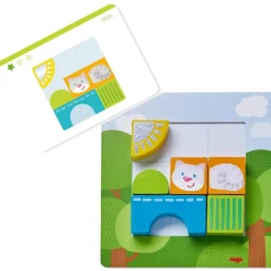 New HABA Animal Squares Arranging Game