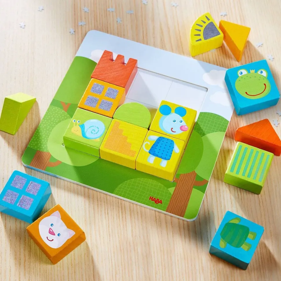 New HABA Animal Squares Arranging Game