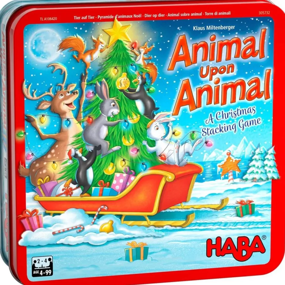 Best HABA Animal Upon Animal Christmas Stacking Game