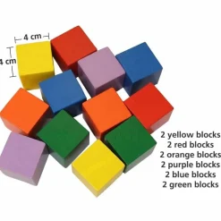 Hot HABA Baby'S First Wood Basic Blocks