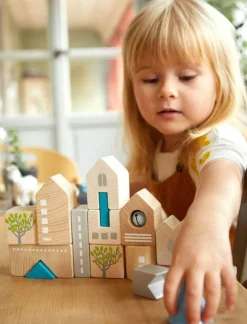 Shop HABA Bad Rodach 18 Piece Wooden Building Blocks