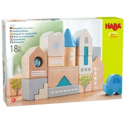 Shop HABA Bad Rodach 18 Piece Wooden Building Blocks