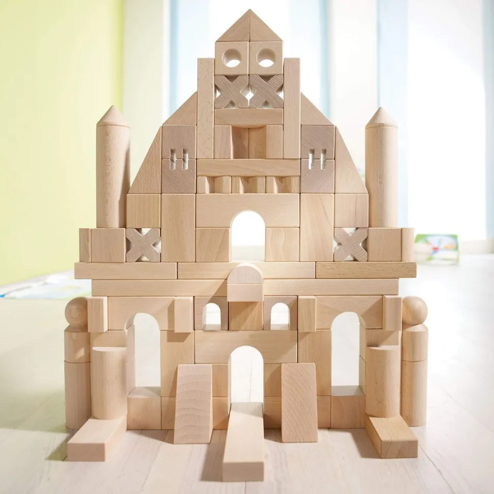 Online HABA Basic Building Blocks 102 Piece Extra Large Wooden Starter Set