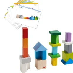Fashion HABA Chromatix 3D Arranging Game Wooden Building Blocks