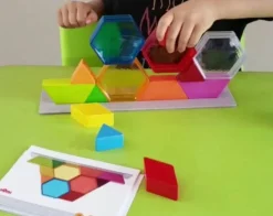 Store HABA Color Crystals 15 Piece Stacking Game