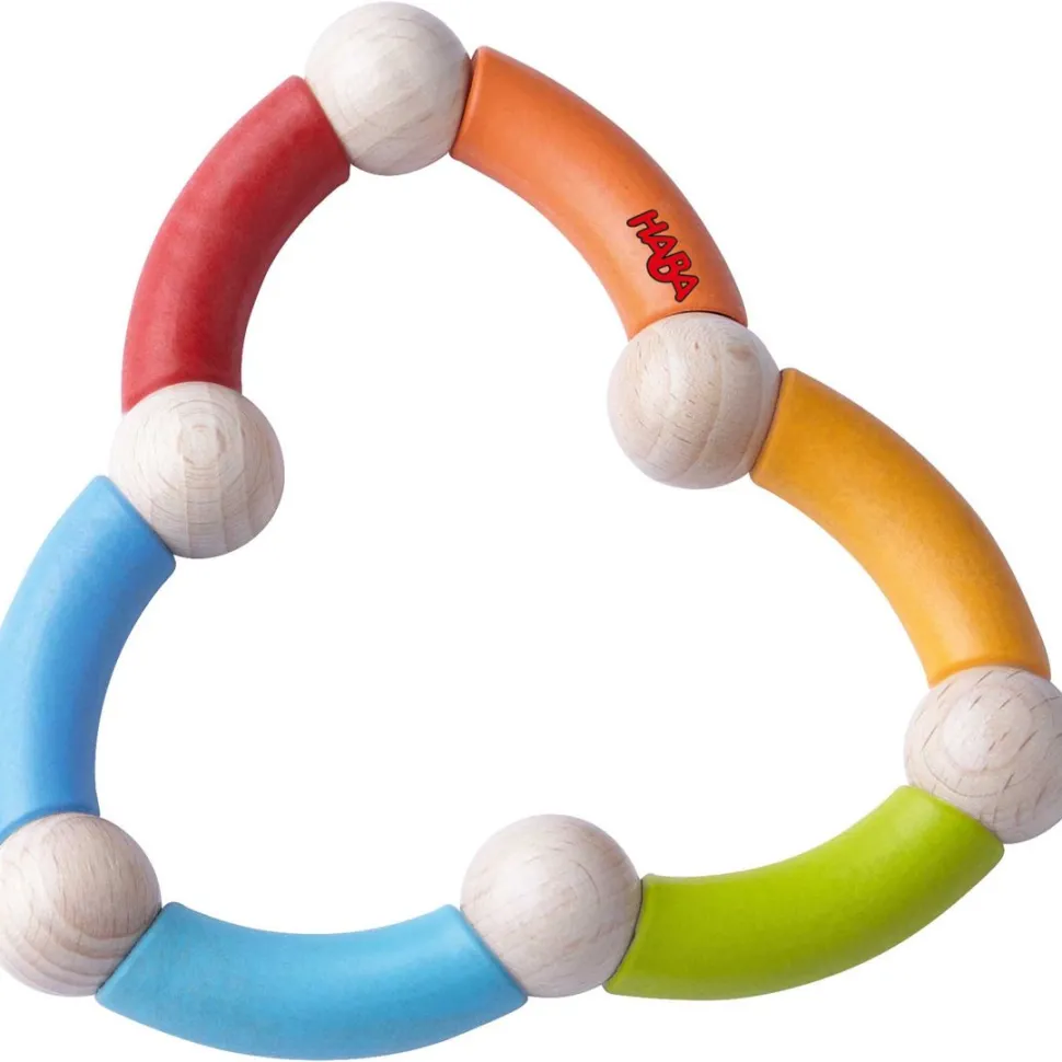 Clearance HABA Color Snake Wooden Rattle & Fidget Toy