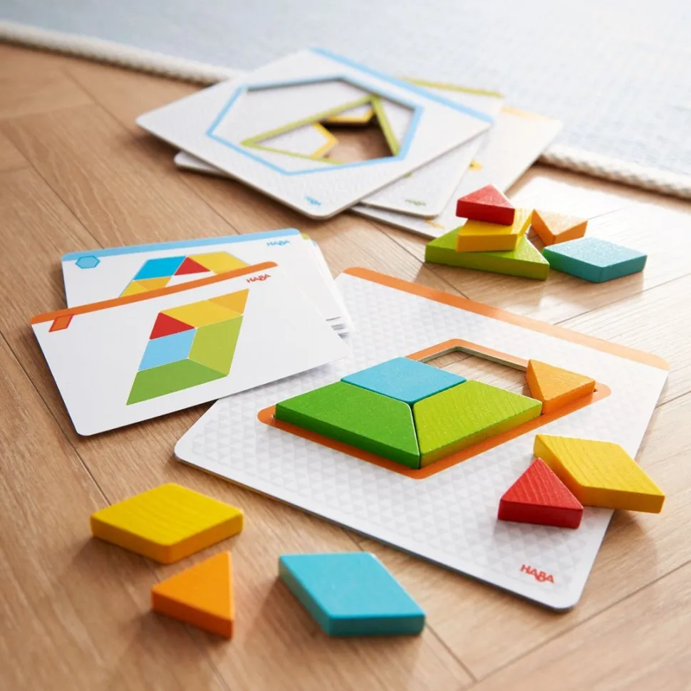 Hot HABA Colorful Shapes Arranging Game
