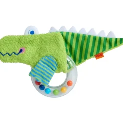 Outlet HABA Crocodile Rattle With Removable Teething Ring