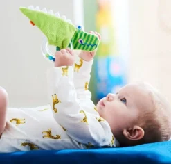 Outlet HABA Crocodile Rattle With Removable Teething Ring