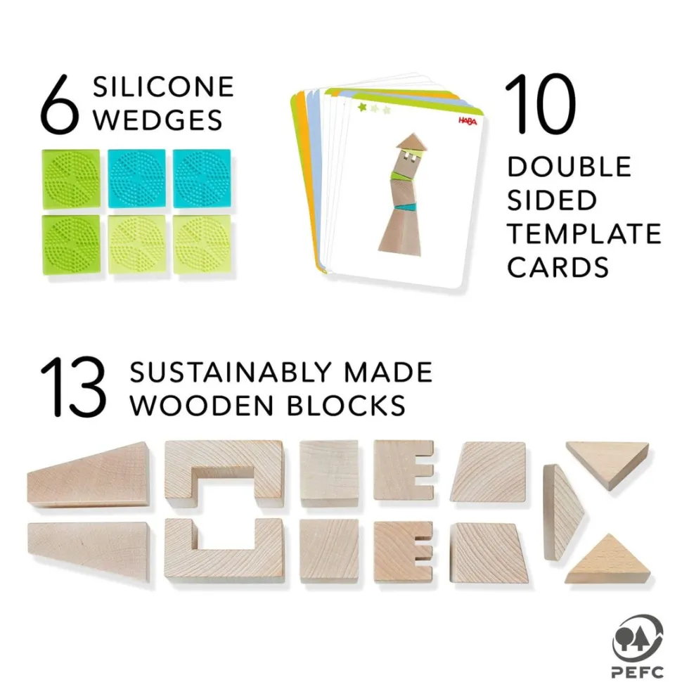Online HABA Crooked Towers Wooden Blocks