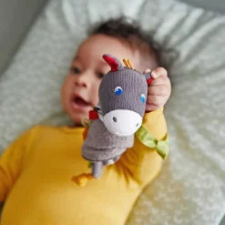 Online HABA Cuddly Donkey Snuggly Lovey Baby Blankie