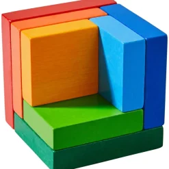 New HABA 3D Rainbow Cube Arranging Game