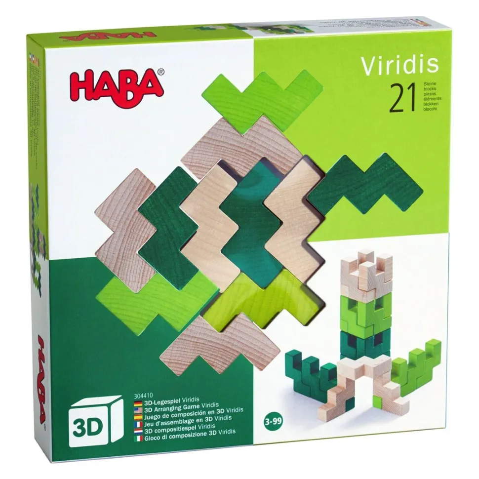 Outlet HABA 3D Viridis Wooden Stacking Game