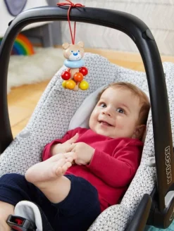 Flash Sale HABA Dangling Figure Bear Stroller & Crib Toy