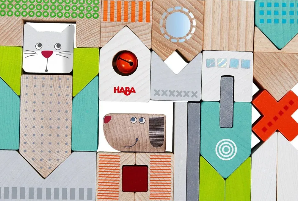 Online HABA Dog And Cat Building Block Set