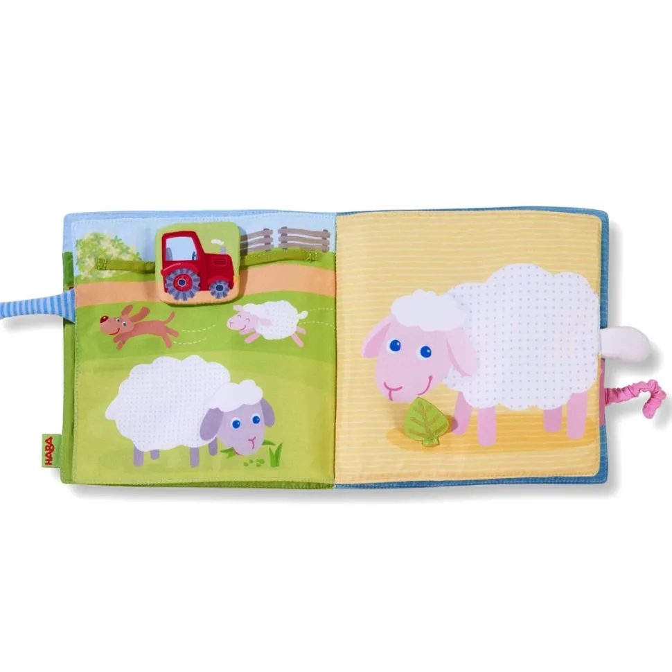 Flash Sale HABA Down On The Farm Soft Book With Cow Puppet