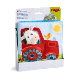 Flash Sale HABA Down On The Farm Soft Book With Cow Puppet