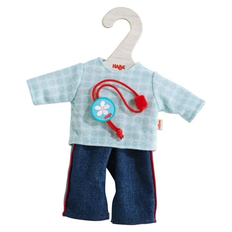 Fashion HABA Dress Set Jeans For 12" Soft Dolls