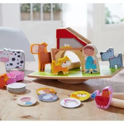 Clearance HABA Farm Balancing Act Stacking Game