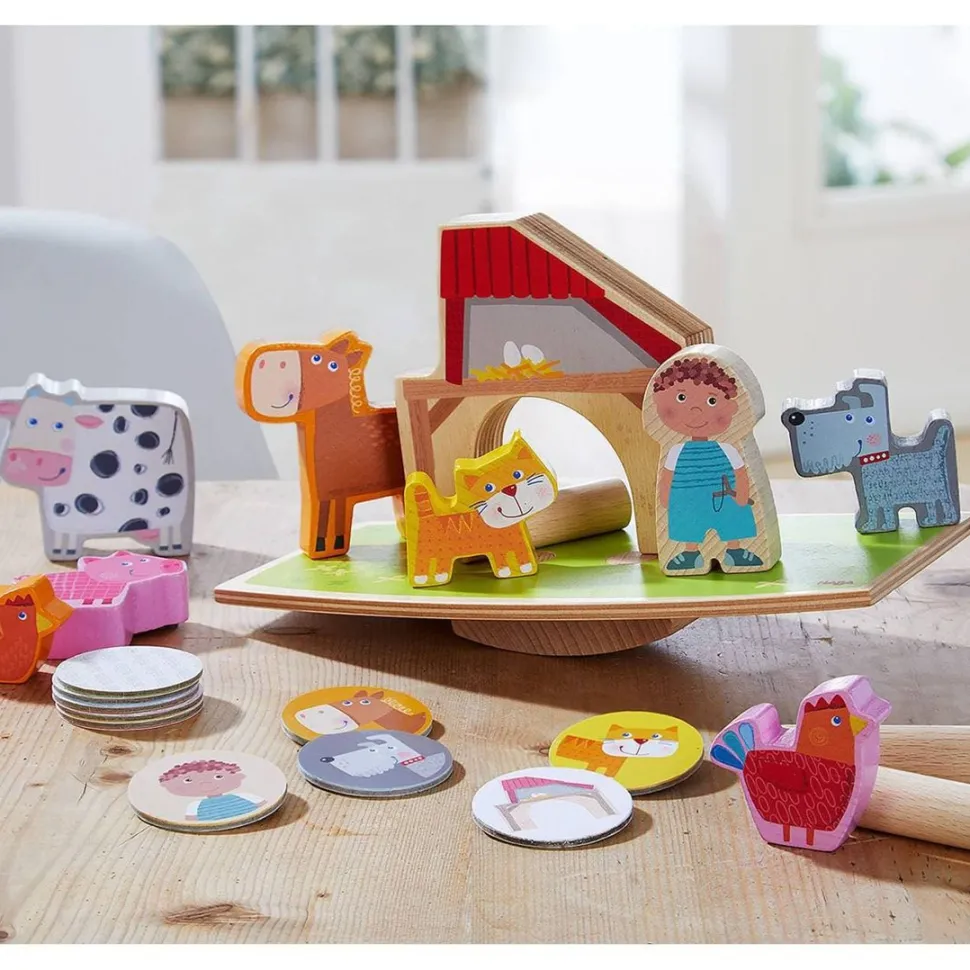 Discount HABA Farm Balancing Act Stacking Game