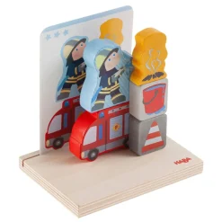 Clearance HABA Fire Brigade Stacking Toy