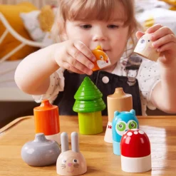 Shop HABA Forest Animals Wooden Stacking Toy