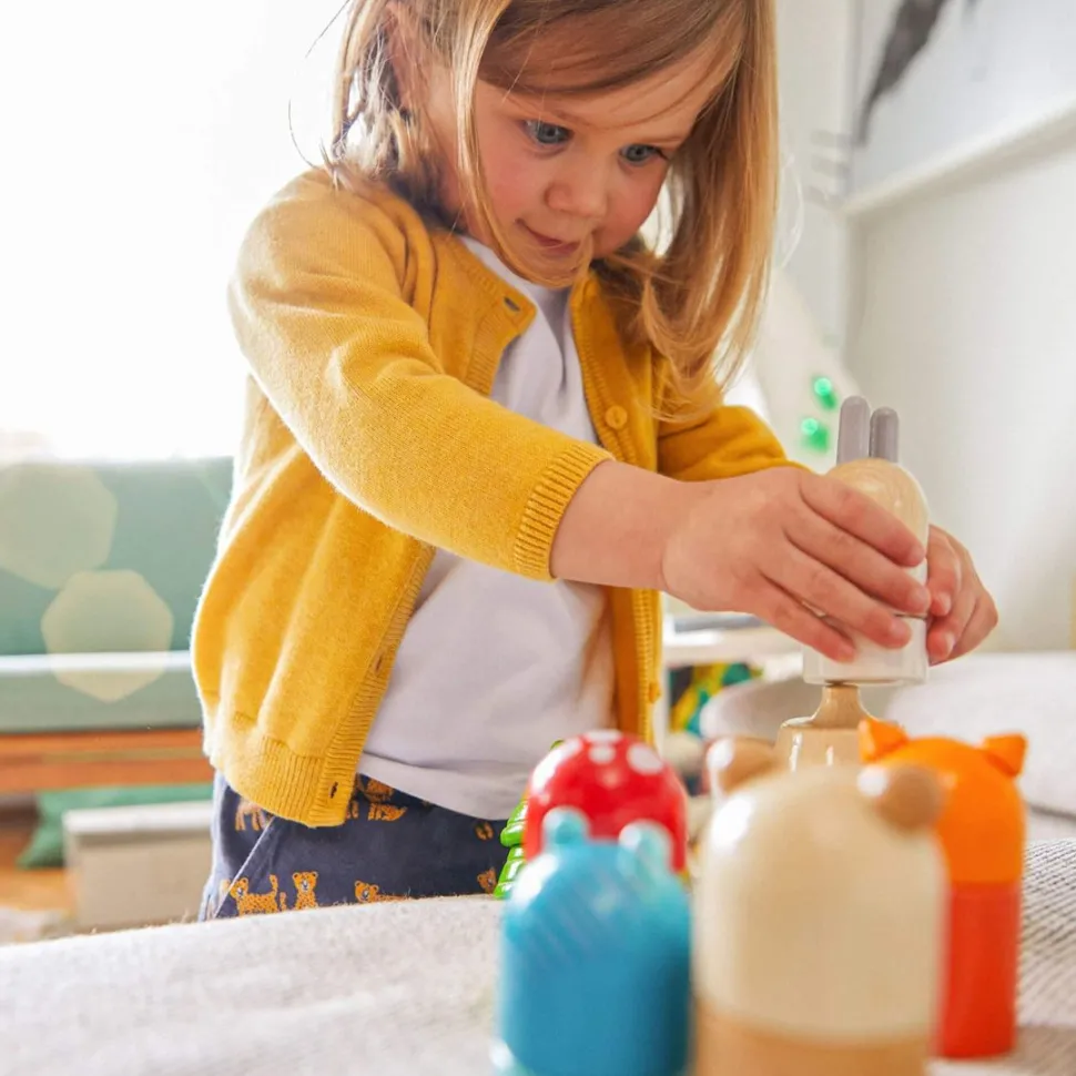 Shop HABA Forest Animals Wooden Stacking Toy