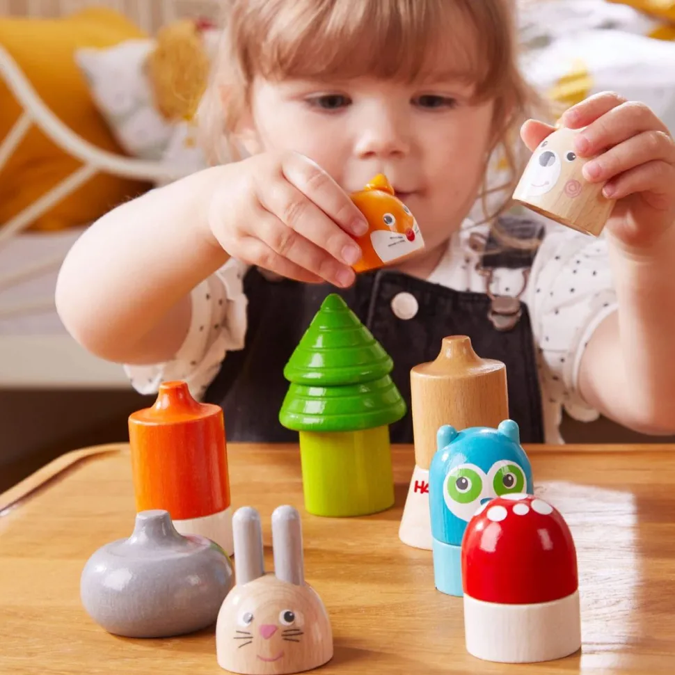 Hot HABA Forest Animals Wooden Stacking Toy