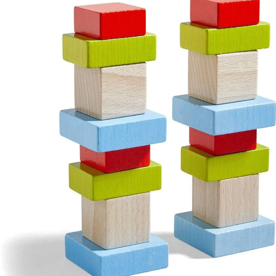 Online HABA Four By Four 3D Arranging Game Wooden Building Blocks