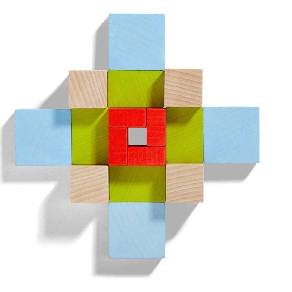 Online HABA Four By Four 3D Arranging Game Wooden Building Blocks