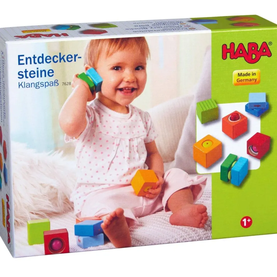 Best Sale HABA Fun With Sounds Wooden Discovery Blocks