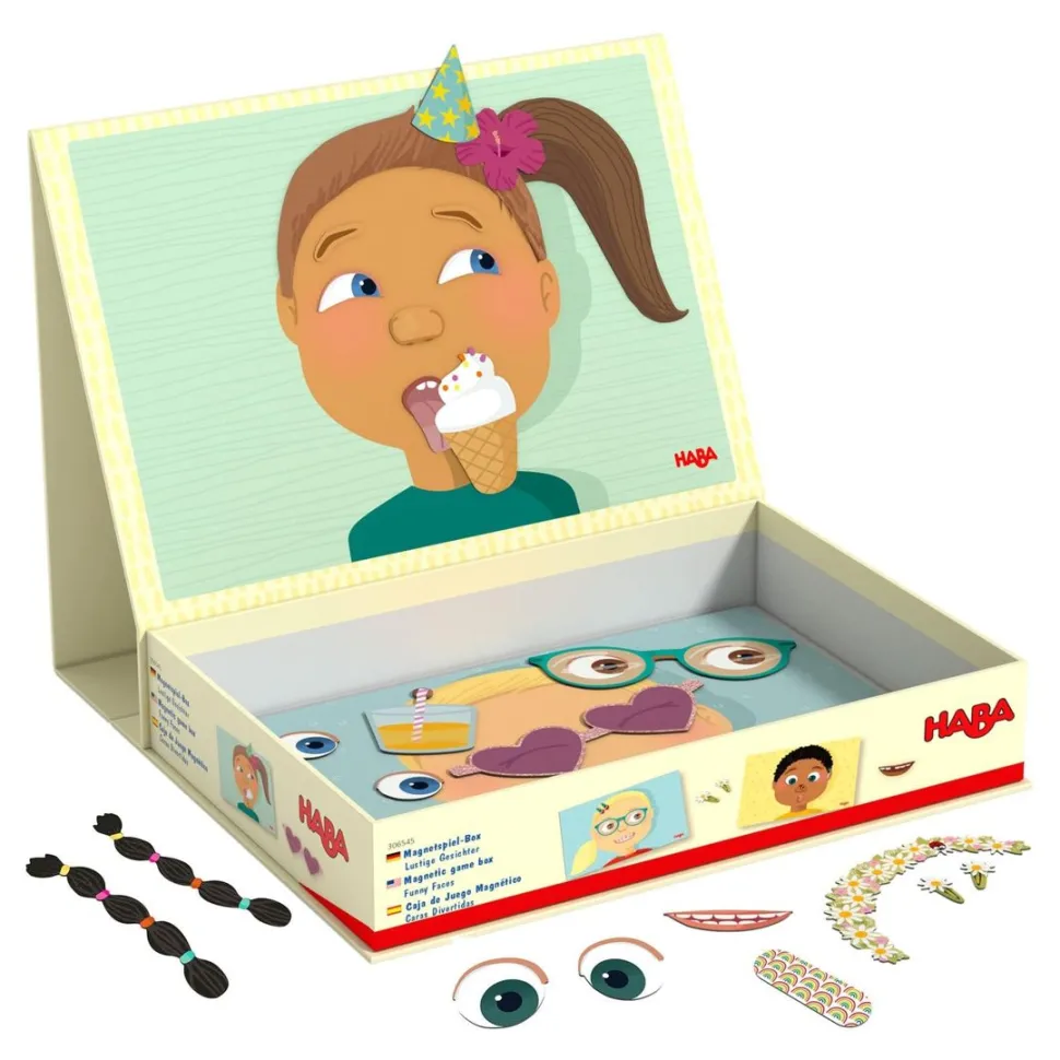 Online HABA Funny Faces Magnetic Game Box