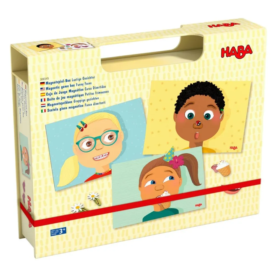 Shop HABA Funny Faces Magnetic Game Box