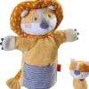 Fashion HABA Glove Puppet Lion With Baby Cub Finger Puppet