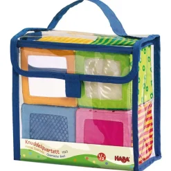 Hot HABA Happy Quartett Baby'S 4 Piece Soft Block Set
