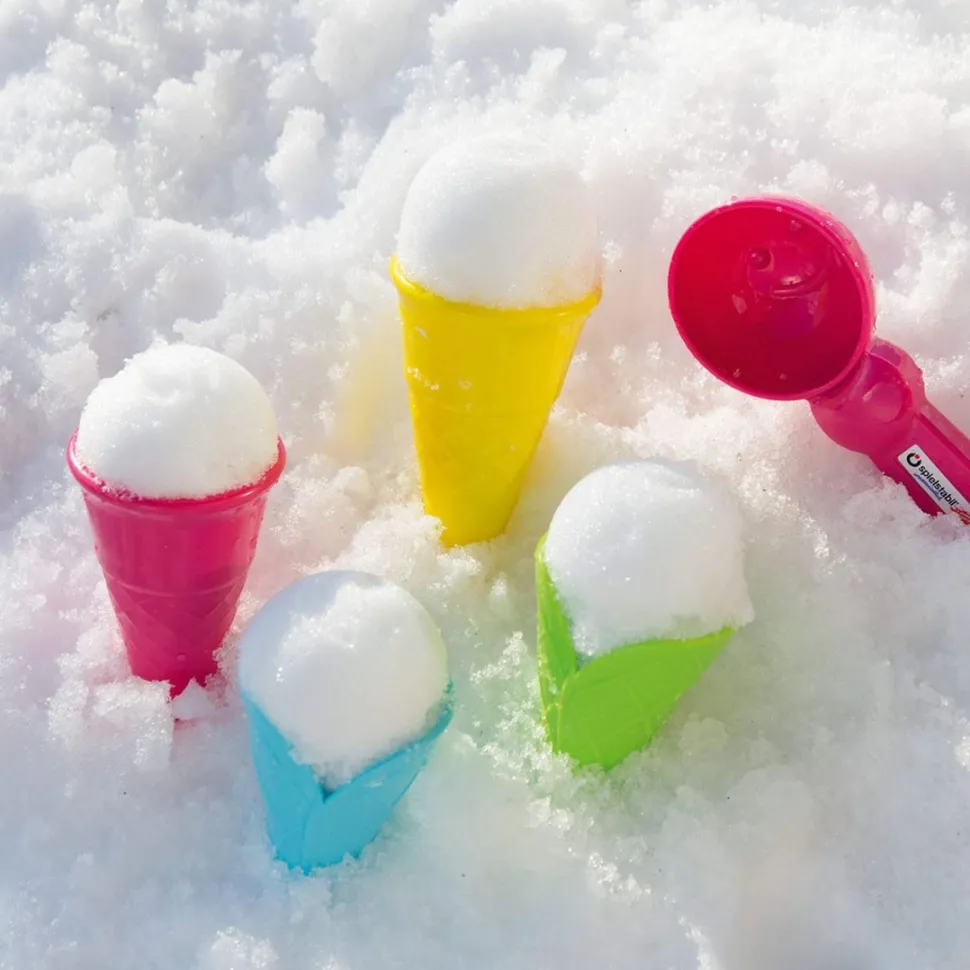 Clearance HABA Ice Cream 5 Piece Set With 4 Cones And A Scoop