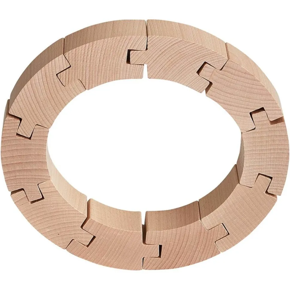 Sale HABA Interlocking Wooden Blocks Construction Set