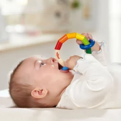 Best Sale HABA Kringelring Wooden Baby Rattle