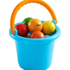 Clearance HABA Kullerbu Bucket Of 13 Assorted Wooden Balls