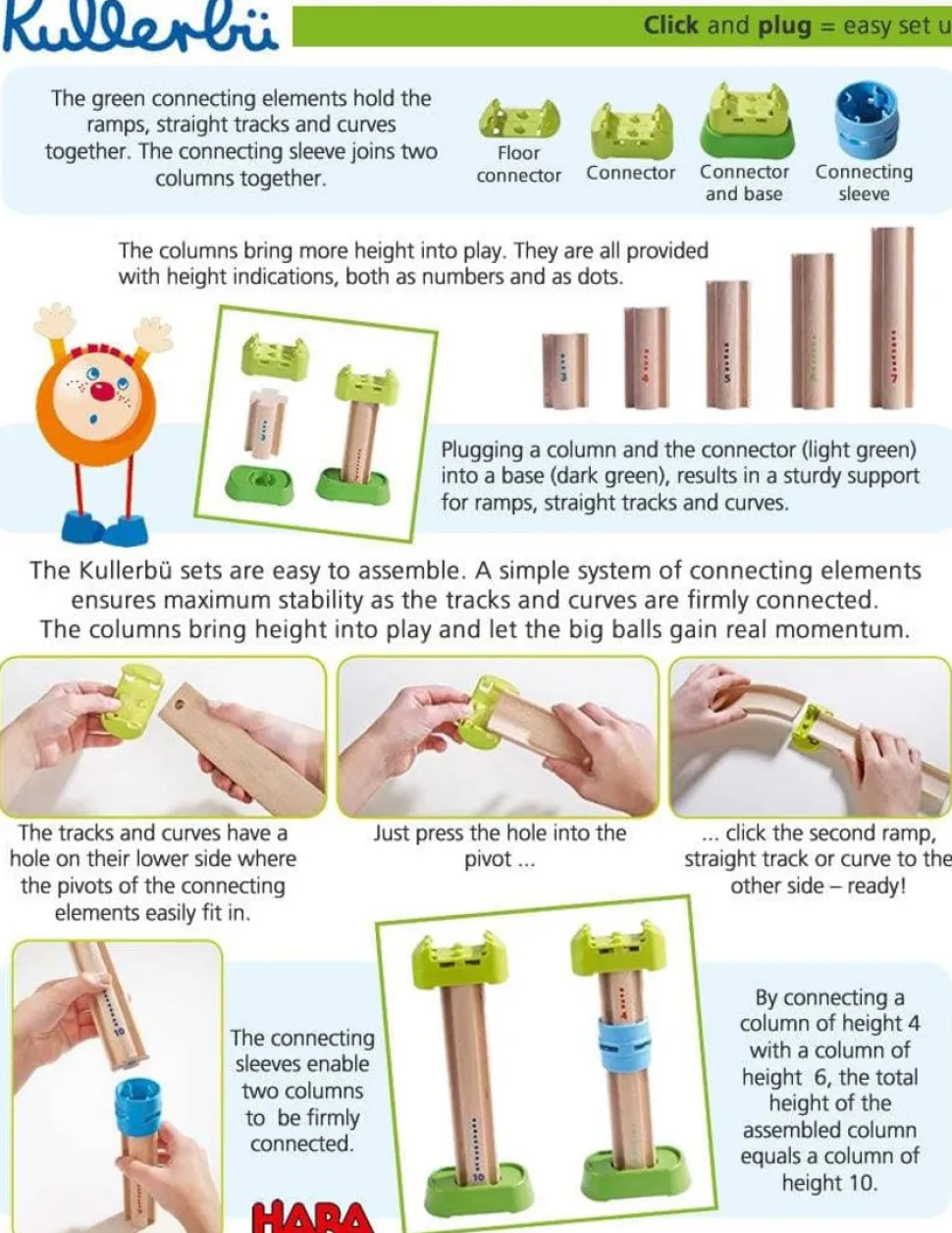 Hot HABA Kullerbu Columns Expansion Set