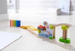 New HABA Kullerbu Jump Into Car Dominos Play Set