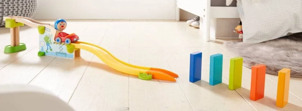 Outlet HABA Kullerbu Jump Into Car Dominos Play Set