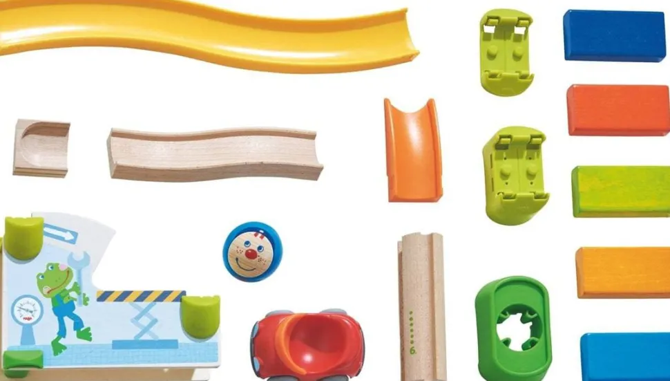 Outlet HABA Kullerbu Jump Into Car Dominos Play Set