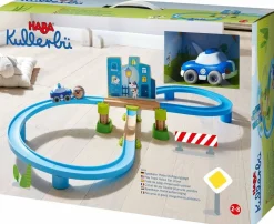 Hot HABA Kullerbu Police Chase 16 Piece Play Set