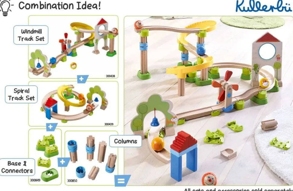 Best Sale HABA Kullerbu Spiral 26 Piece Starter Track Set