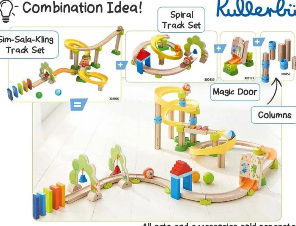 Best Sale HABA Kullerbu Spiral 26 Piece Starter Track Set