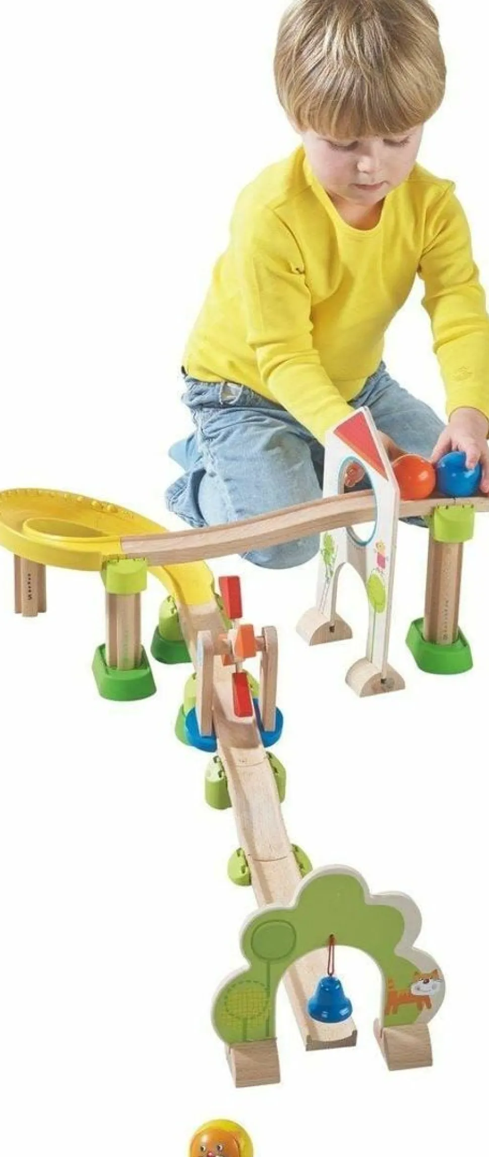 Shop HABA Kullerbu Windmill 25 Piece Starter Track Set