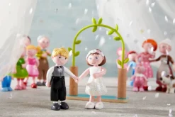 Flash Sale HABA Little Friends Bride & Groom Wedding Play Set