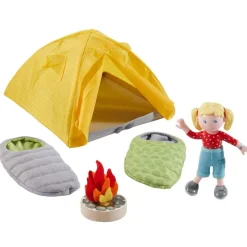 Best Sale HABA Little Friends Camping Trip Play Set With Sleeping Bags